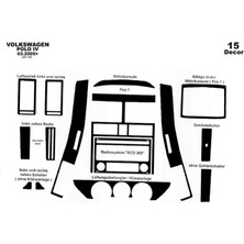 meriç cockpit design Meriç® Volkswagen Polo Ön Torpido Kaplama Maun 15 Parça 2005-2009