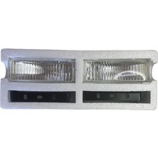 Arcars Sis Lambası Beyaz Dikdörtgen 13 cm x 4 cm
