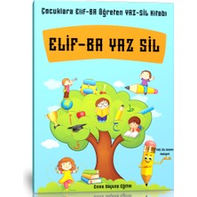 Elif Ba Yaz Sil Kitabı