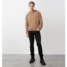 Nors Kvasir Kapüşonlu Sweatshirt Moka Kahve