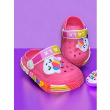 Calx Çocuk Figürlü Kaydırmaz Sandalet Crocs Terlik