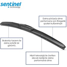 Sentinel Hibrit Honda Jazz Ön Silecek Takımı (2009-2014)