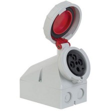 Mete Enerji IP67 Duvar Prizi Eğik Gövdeli Vidalı Bağ.