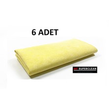 Superclean Orjinal  Oto  Yıkama  Güderisi  -  Kalın -  Büyük Boy   50X70 cm   -  6'lıpaket