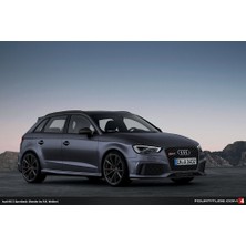 Gcotomotiv Audi A3 8V Yan Marşpiyel Seti Rs3 Plastik Boyasız 2013-2020