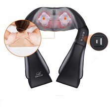 Snailax Isı ile Servikal Boyun Masajı, 3D Shiatsu Omuz ve Boyun Masajı