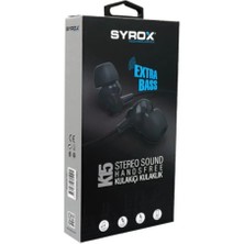 Syrx K15 Exstraa Bass Stereo Sound Kulakiçi Kulaklık