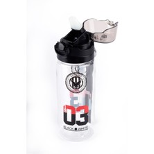 Beşiktaş Plastik Matara 500 Ml Siyah