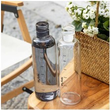 Comprox Sağlıklı Cam Su Şişesi 500ML Motivasyonlu Sızdırmaz Matara Suluk Borosilikat Cam