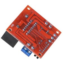 L298N Voltaj Regulatörlü Çift Motor Sürücü Kartı (Kırmızı Pcb)