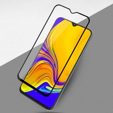 Case 4U Samsung Galaxy A14 Uyumlu Ekran Koruyucu Kırılmaz Tam Ekran Sert Temperli Davin 5D Cam Siyah