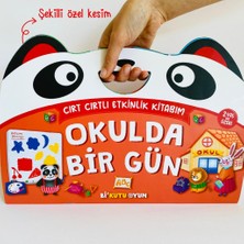 Cırt Cırtlı Etkinlik Kitabım - Okulda Bir Gün (2+ Yaş)