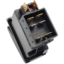 Allestock Otokar Kent Otobüs Ön Sis Lambası Anahtar Düğme Rocker Switch 6 Pin (On-On) - Ampullü 24V