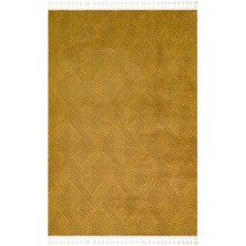 Eko Halı Urban Urb 01 Gold Etnik Desenlere Sahip Hav Toz Vermez Yumuşak Dokulu Modern Halı
