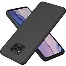 Eabhulie Xiaomi Poco X3 Nfc / X3 Pro Için Ince Likit Silikon Yumuşak Telefon Kılıfı - Siyah (Yurt Dışından)