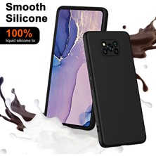 Eabhulie Xiaomi Poco X3 Nfc / X3 Pro Için Ince Likit Silikon Yumuşak Telefon Kılıfı - Siyah (Yurt Dışından)