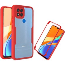 Eabhulie Xiaomi Redmi 9c Için Yumuşak Tpu Ekran Koruyucu Telefon Kılıfı - Kırmızı (Yurt Dışından)