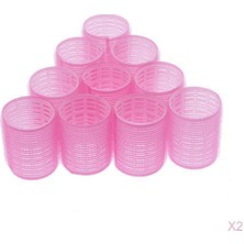 Mirror 20X Kıvrık Bukleler Dalgaları Yapış Sopa Stil Aracı 48MM 20X-PINK-48MM Pembe (Yurt Dışından)