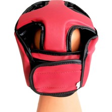 Whiteface Muay Thai-Kickboks Kaskı Müsabaka (Kırmızı)