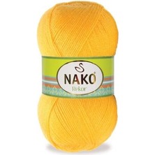Nako Rekor 184 5 Adet El Örgü Ipliği Sarı