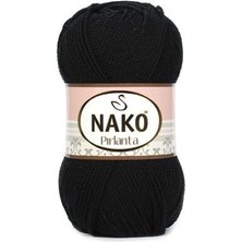 Nako Pırlanta 00217 5 Adet Amigurumi Ipi Siyah