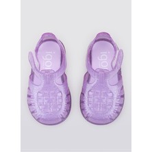 Igor Lila Bebek Sandalet S10308 Tobby Gloss Glıtter