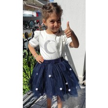 Novy Baby 23 Nisan Bayram Doğum Günü Özel Gün Kız Çocuk Bebek Tütü Etek - 2-9 Yaş