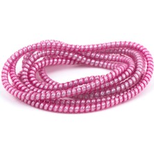 Spelt Kablo Kordon Koruyucu Spiral Sarma Kılıf Koruma Pembe Glitter