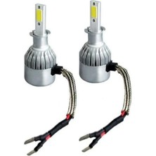 Apexi Zenon H4 LED Xenon Yüksek Kalite Şimşek Etkili 10800 Lümen 6000K Beyaz LED St-H4-Wt