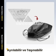 Swico Remado Taşınabilir ve Ayrılabilir Paslanmaz Çelik Kömür Sobası (Yurt Dışından)