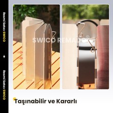 Swico Remado Taşıma Çantası ile Katlanır Taşınabilir Kamp Soba Ön Cam (Yurt Dışından)