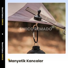 Swico Remado Kamp Için Karabinalı Manyetik Kanca 2 Adet (Yurt Dışından)