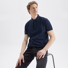 Nautica Erkek Lacivert Slim Fit Kısa Kollu Polo Yaka T-Shirt K35062T.4NV