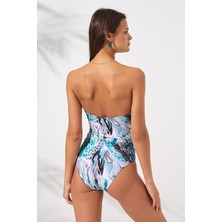 Pierre Cardin Bandy Kaplı Straplez Mayo Coral 231132-D