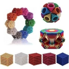 Magic And Funny Neo Cube Mıknatıs Küp Renkli Karışık 5 mm 216 Adet