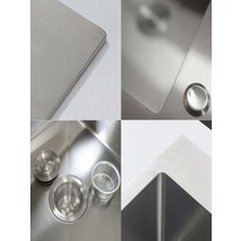 Almaya Tools Almaya Tezgah Üstü Gümüş Eviye 304 60*45