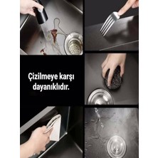 Almaya Tools Almaya Tezgah Üstü Gümüş Eviye 304 60*45