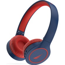 Nautica H120 Stereo Kablosuz Bluetooth Mikrofonlu Kulaküstü Kulaklık Navy Kırmızı