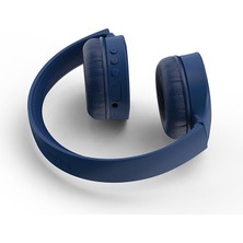 Nautica H120 Stereo Kablosuz Bluetooth Mikrofonlu Kulaküstü Kulaklık Navy