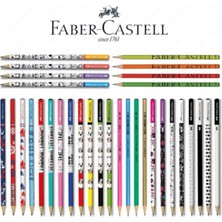 Faber-Castell Faber Castel Lüx Mercanlı Karışık Yuvarlak Kurşun Kalem 12 Adet