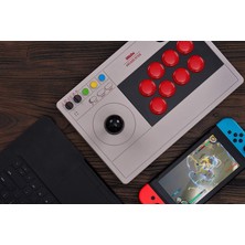 8bitdo Arcade Stick Bluetooth Kablosuz Nintendo Switch , Pc, Macos, Steam & Raspberry Pi Uyumlu