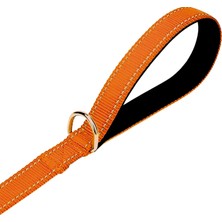 Mita Dayanıklı Köpek Gezdirme Tasması/kayışı 2X120CM Neon Turuncu / Neon Orange