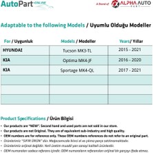 Alpha Auto Part Kia Optima,sportage Için Sağ Cam Kriko Gergi Makarası