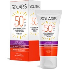 Solaris Güneş Kremi Leke Karşıtı Spf 50+ 50 ml ve Güneş Koruyucu Krem Sprey Spf 50+ Yüksek Koruma 200 ml