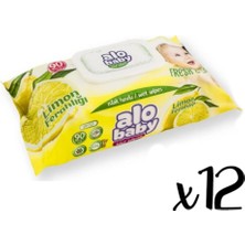 Alo Baby Alo Baby Islak Havlu 90lıx12'limon