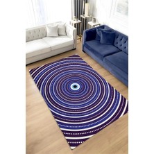 Homshtag İllüzyonist Boncuk Dokuma Tabanlı Yıkanabilir Dekoratif Halı