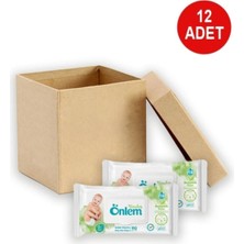 Önlem Botanika 90'lı x12 Islak Havlu 50 Yapraklı Cilt Dostu Kokusuz Temizlik Ürünü