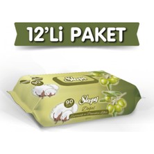 Sleepy Zeytinyağlı Islak Havlu 12x90'lı