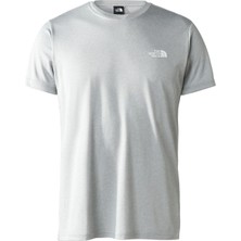 The North Face Reaxion Red Box Erkek Gri T-Shirt NF0A4CDWX8A1