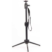 Jmary Mt-68 Profesyonel Tripod 360 Derece Dönebilen Başlık 2 Kademeli Yükseklik 39.5 cm